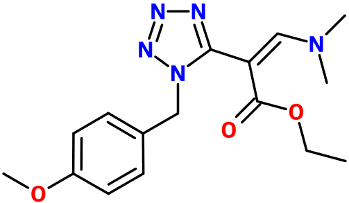 (图片) MC095045 Et 3-dimethylamino-2-[1-(MeO-Bn)-1H-tetrazolyl]acrylate